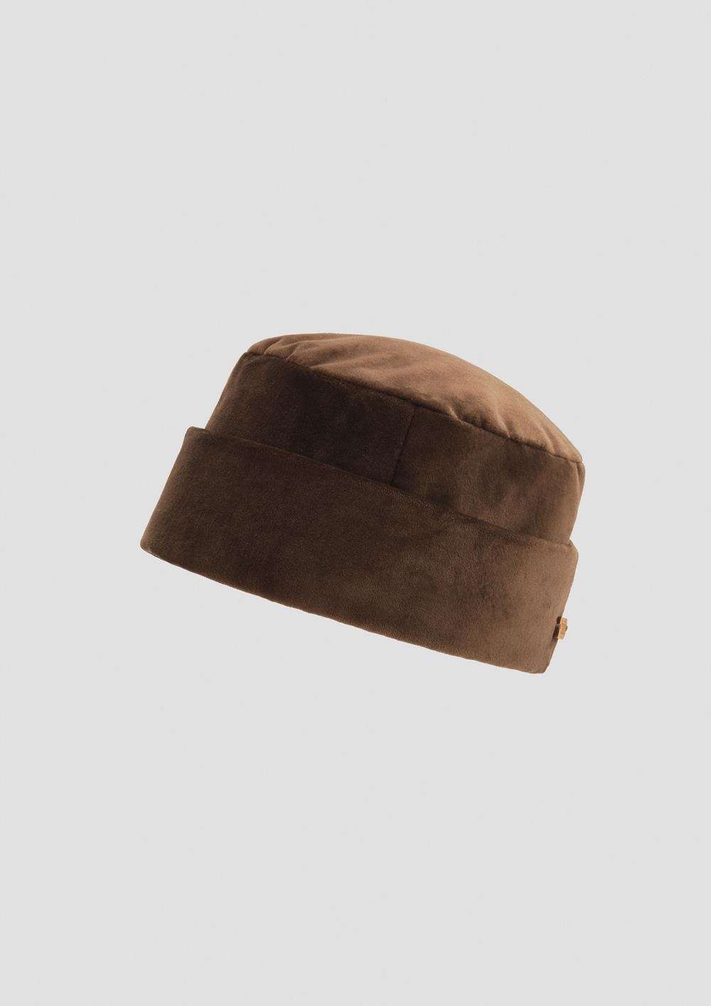 Mod.64.1 Brown velvet Russian hat | AW26.27 Mod.64.1 Brown velvet Russian hat