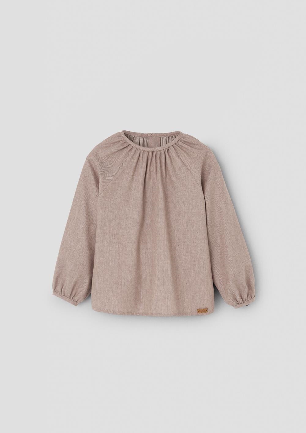 Mod.16.6 Tan raglan sleeve blouse | AW26.27 Mod.16.6 Tan raglan sleeve blouse