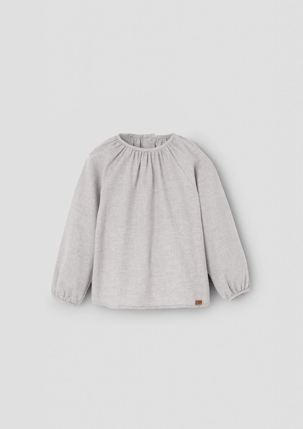 Mod.16.7 Light gray raglan sleeve blouse | AW26.27 Mod.16.7 Light gray raglan sleeve blouse