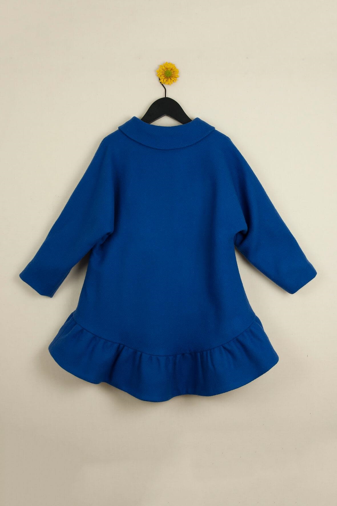 Mod.31.2 Blue coat with frill | AW19.20.Mod.31.2 Blue coat with frill | 1