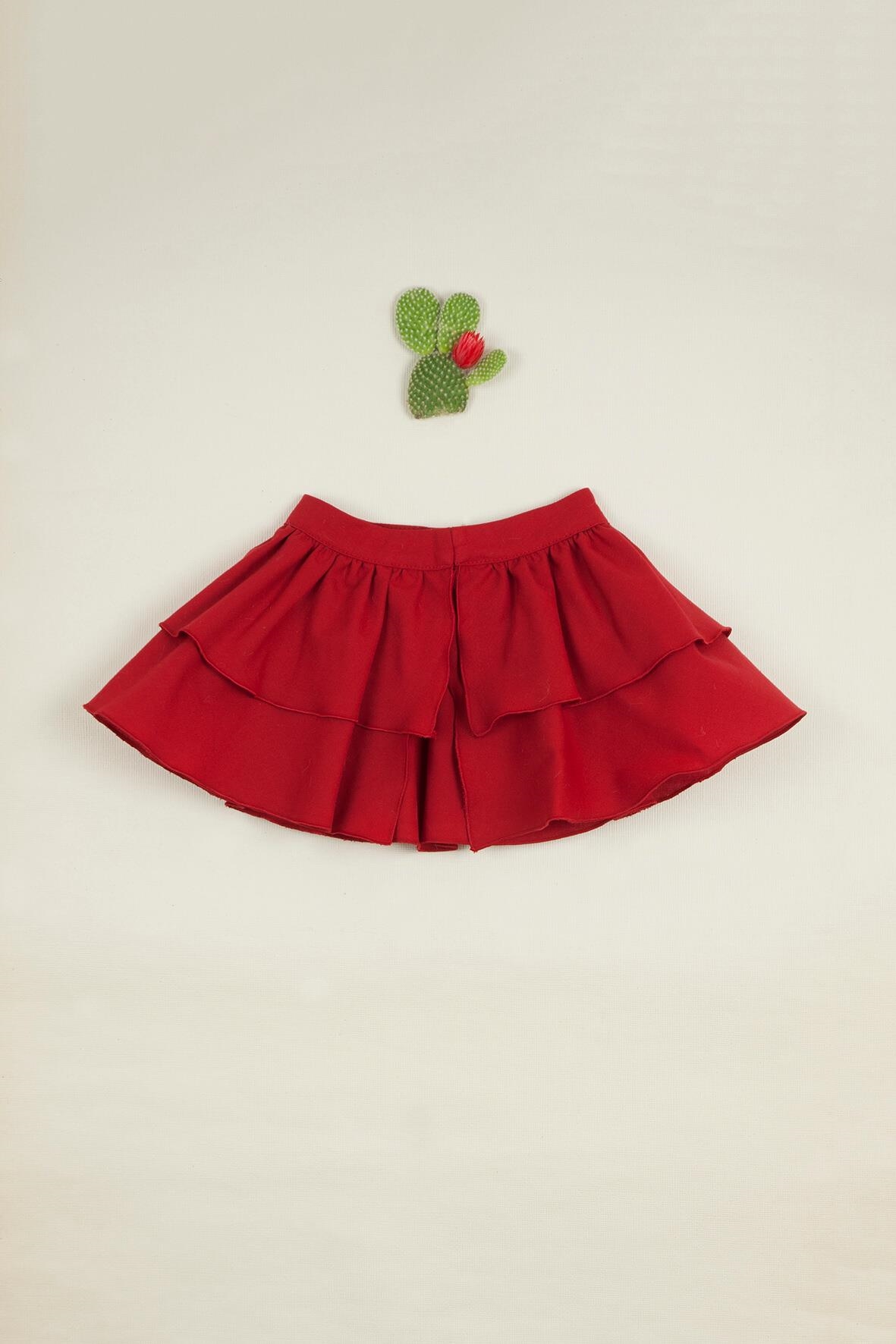Mod.35.1 Red collar with frill | AW19.20.Mod.35.1 Red collar with frill | 1
