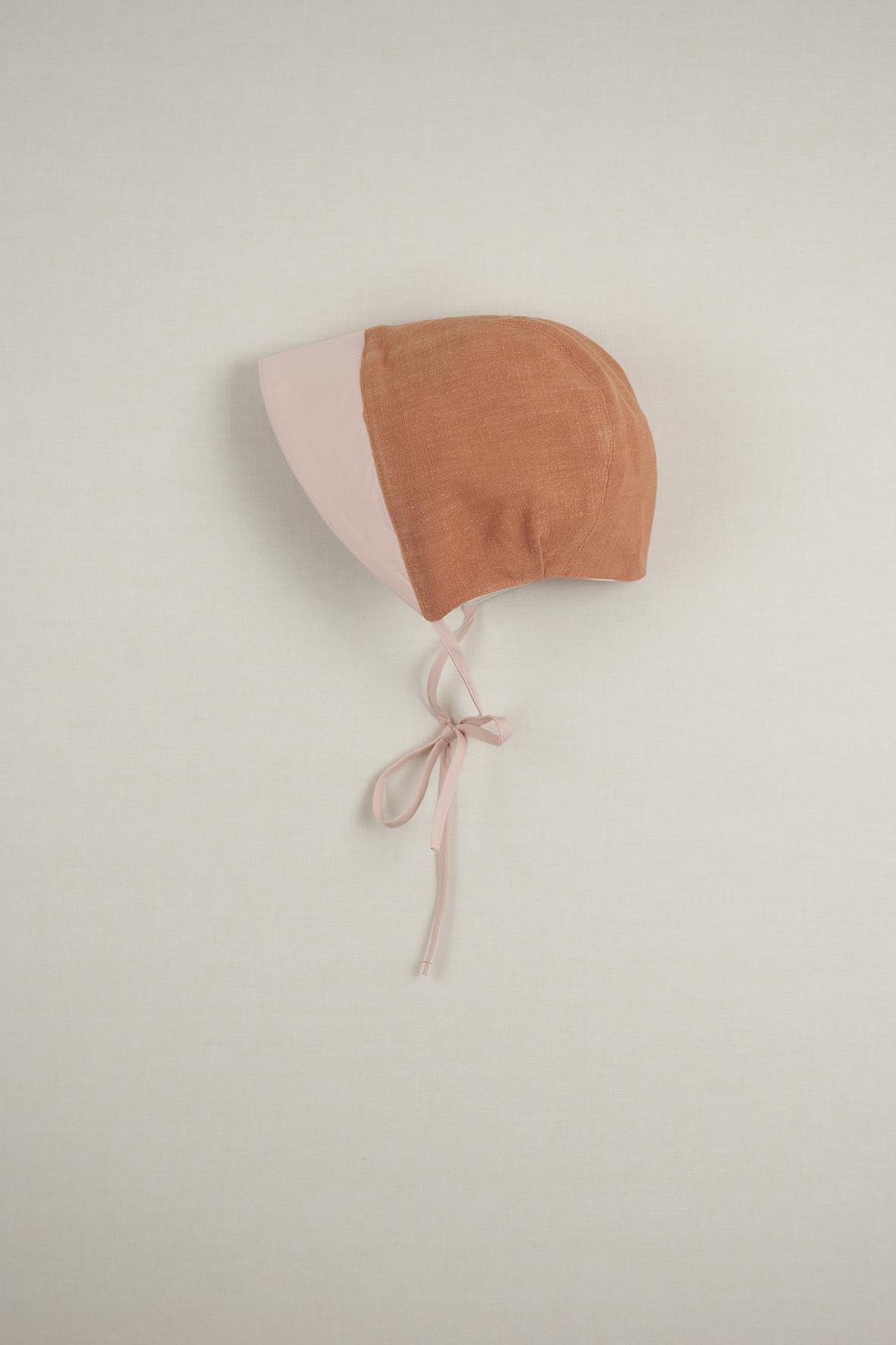 Mod.35.4 Pink polka dots reversible bonnet | SS20Mod.35.4 Pink polka dots reversible bonnet | 1