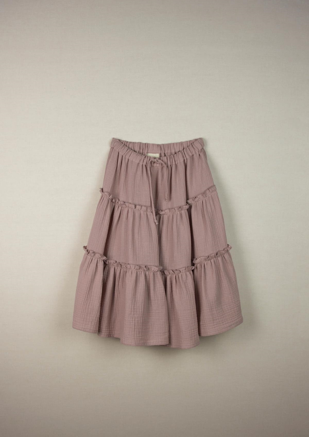 Mod.10.2 Pink organic bambula skirt | SS21Mod.10.2 Pink organic bambula skirt | 1