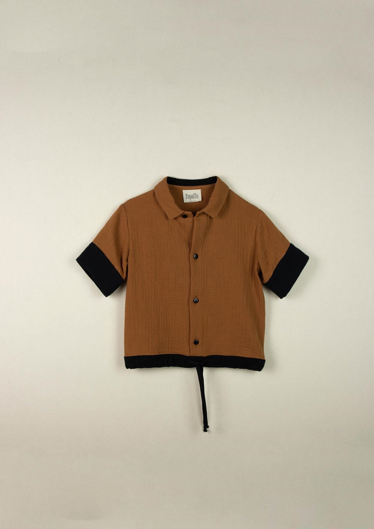 Mod.15.4 Brown shirt with collar | 7468 | 1