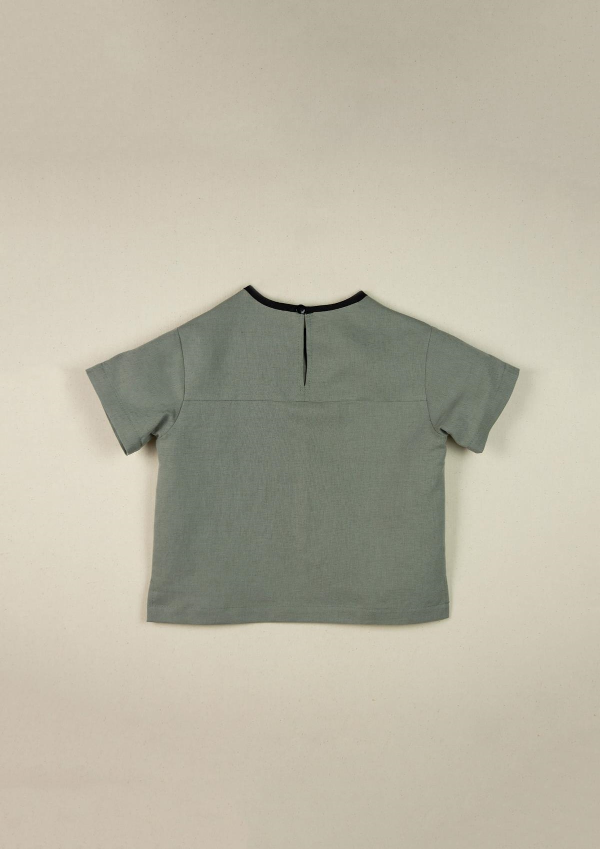 Mod.16.1 Green shirt with pocket | SS21Mod.16.1 Green shirt with pocket | 1