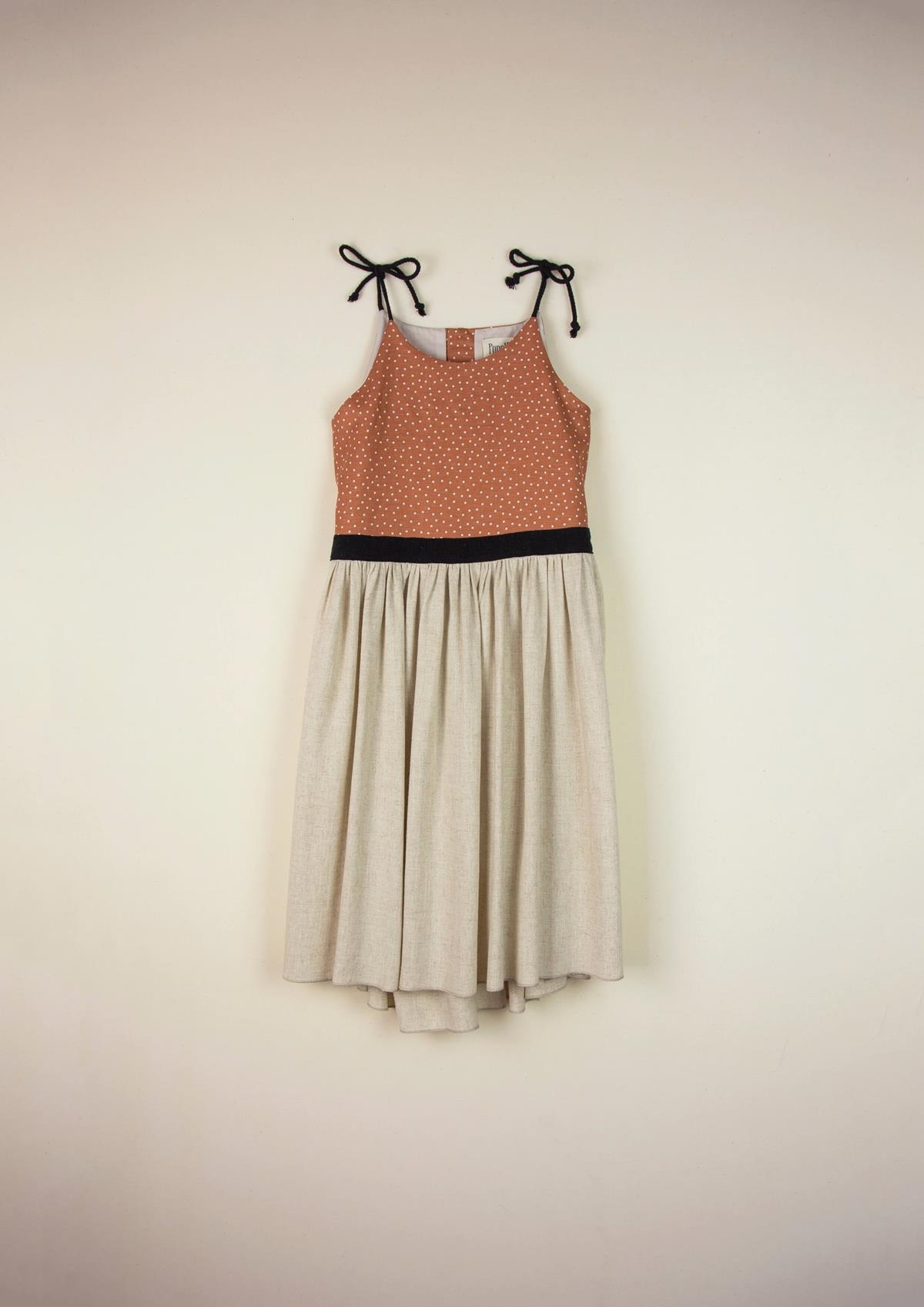 Mod.29.3 Beige dress with straps | 7535 | 1