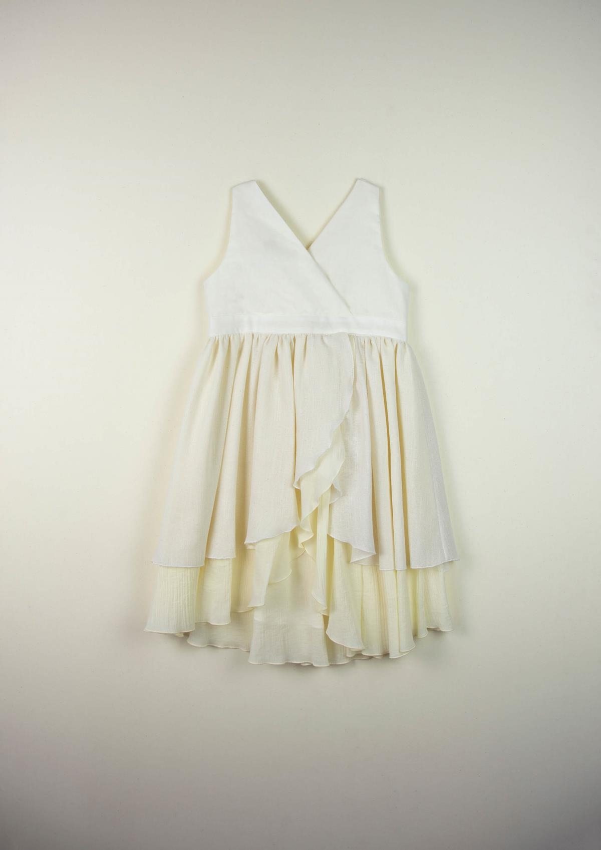 Mod.30.4 White double layer dress | SS21Mod.30.4 White double layer dress | 1
