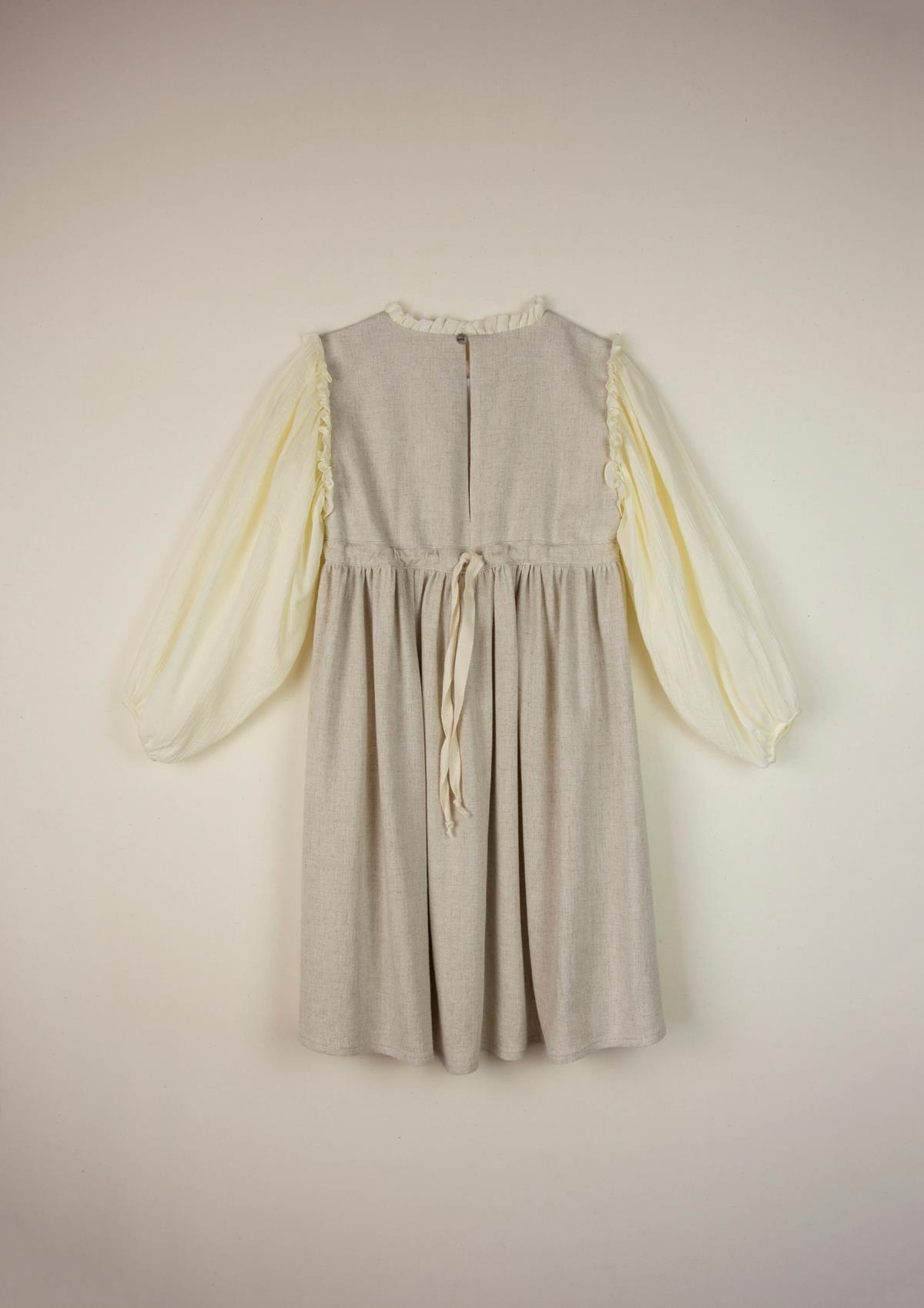 Mod.32.1 Long-sleeved beige dress | SS21Mod.32.1 Long-sleeved beige dress | 1